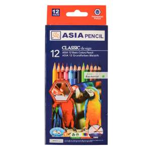 مداد رنگی 12تایی آسیا